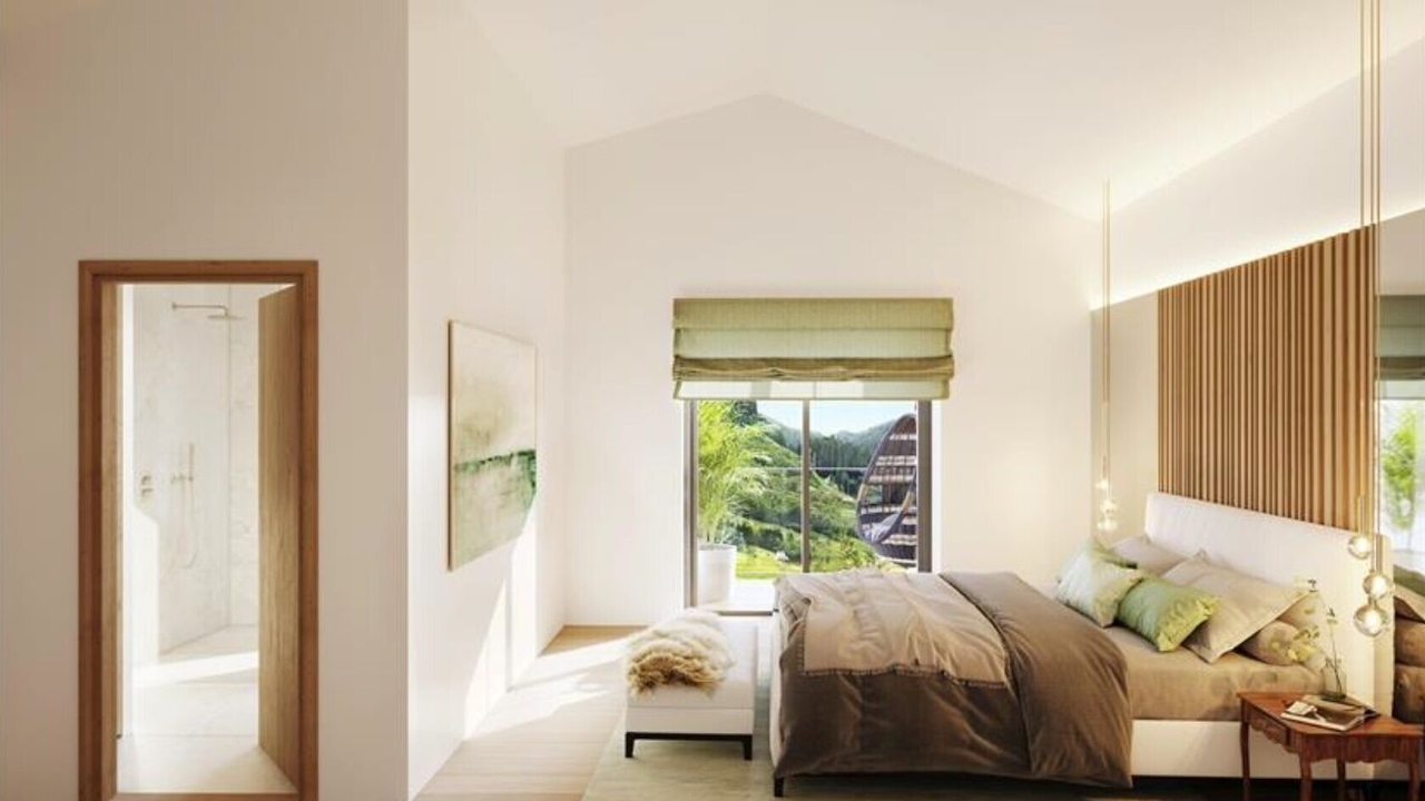 Example de finition d'une chambre Villa du Milieu à Vollèges