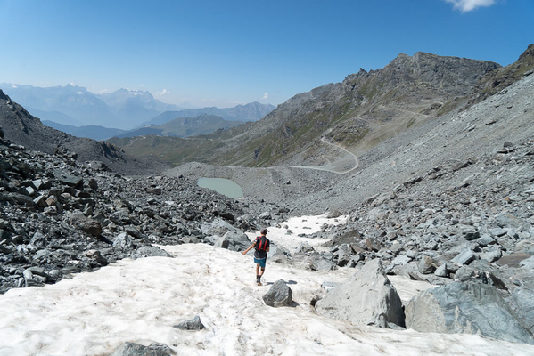 down from col de la Chaux